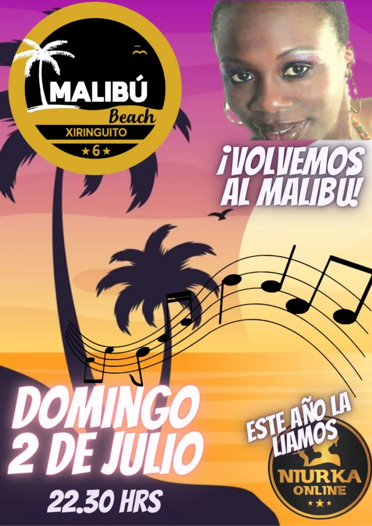 Niurka online en el Malibú