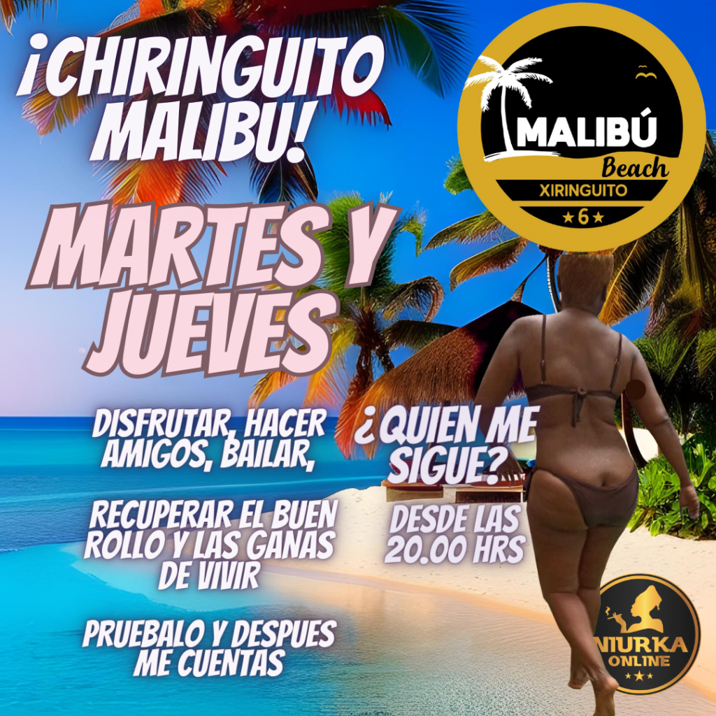 Niuirka Online en el Malibu