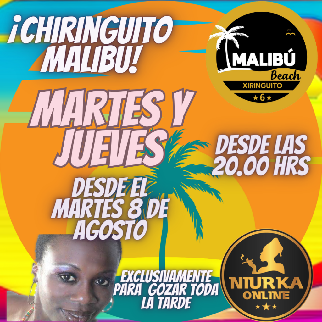 Niurka online en el Malibu